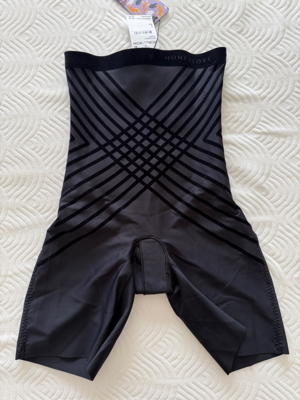 NWT Honeylove Black Underwire High-Waist Sculpting Shorts